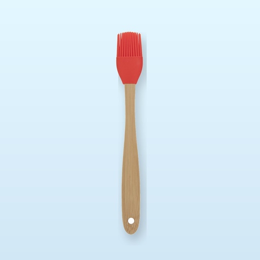 [BL-108475] pennello cucina - rosso - naturale