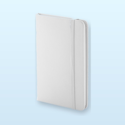 [BL-108522] Quaderno in PU riciclato (RPU) - bianco