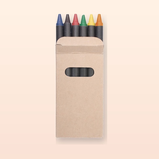 [BL-109622] set di 6 pastelli - nero - beige