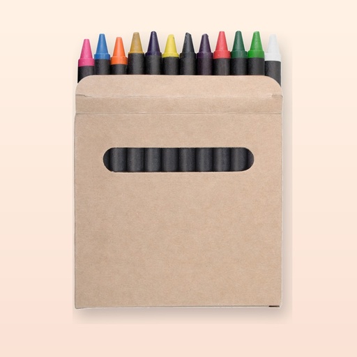 [BL-109623] set 12 pastelli - nero - beige