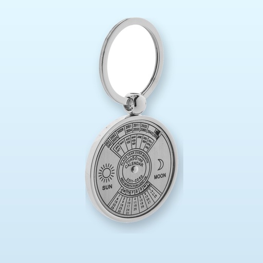 [BL-109850] portachiavi con calendario - argento