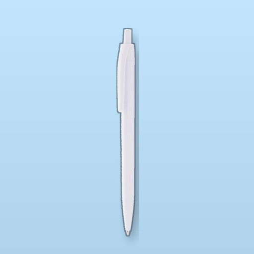 [BL-110184] penna con superfice antibatterica - bianco