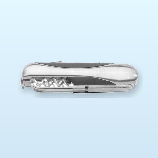 [BL-110202] coltello tascabile con 11 funzioni - argento