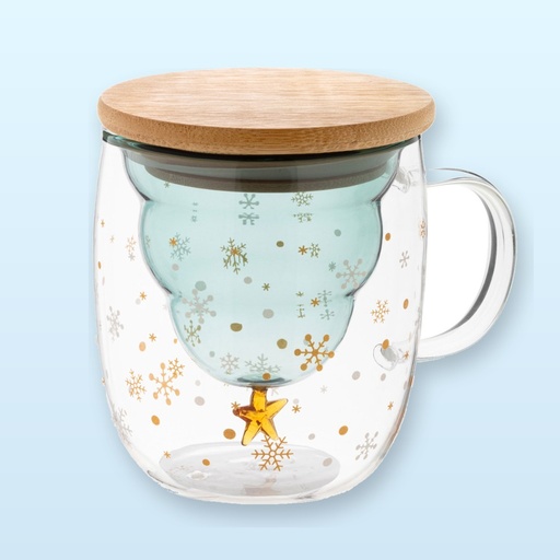[BL-110253] Mug natalizio - trasparente - naturale