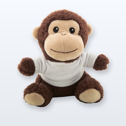 [BL-110345] Scimmia in peluche RPET - marrone