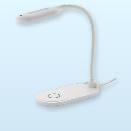 [BL-110546] Lampada multifunzione da scrivania in ABS riciclato (RABS) - bianco