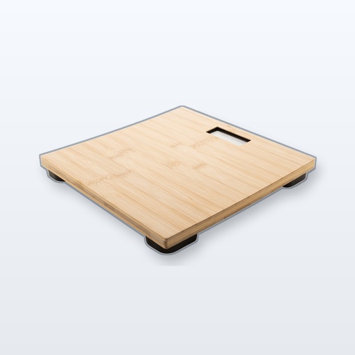 [BL-110716] Bilancia bagno ricaricabile - naturale