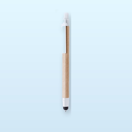 [BL-110998] penna a sfera capacitiva - bianco - naturale