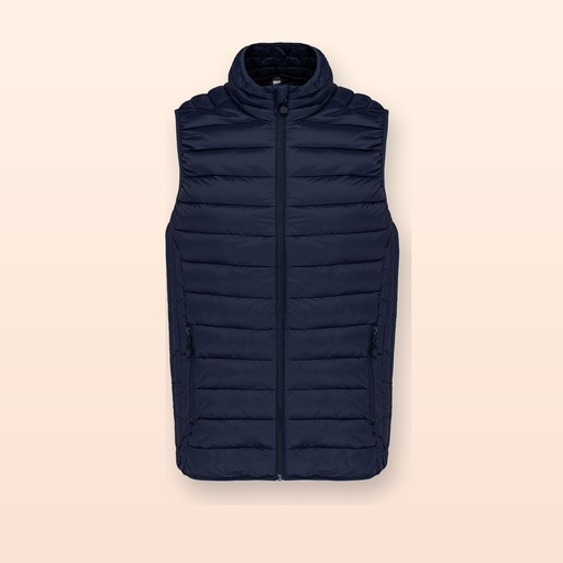 [BL-101709] Gilet imbottito - blu scuro - XL