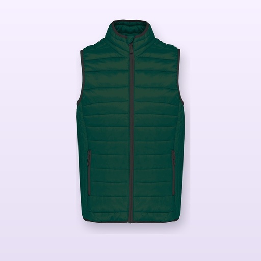 [BL-101719] Gilet imbottito - verde scuro - XL