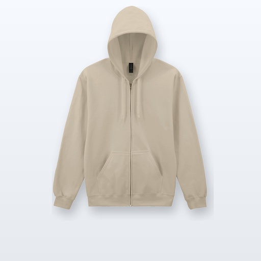 [BL-102109] felpa con cappuccio e zip - naturale - M - variante 2