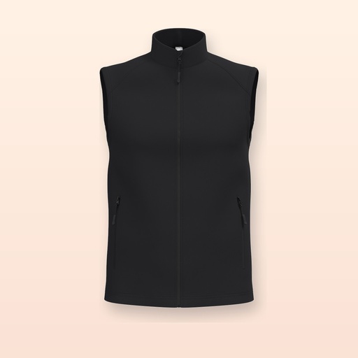 [BL-102211] Gilet softshell a 2 strati - nero - XL