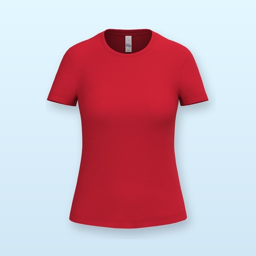 [BL-102286] T-shirt sportiva donna - rosso - S