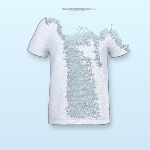 [BL-102322] T-shirt sportiva bambino - bianco - 6-8