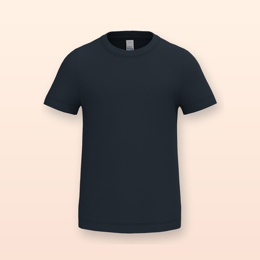[BL-102330] T-shirt sportiva bambino - blu scuro - 6-8
