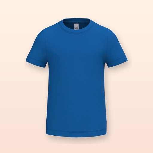 [BL-102334] T-shirt sportiva bambino - blu - 6-8