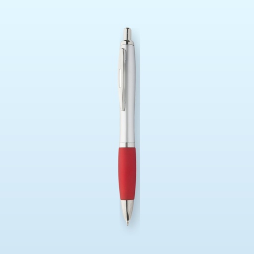 [BL-102346] penna a sfera - rosso - argento