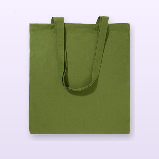 [BL-103914] Shopper in cotone - verde scuro