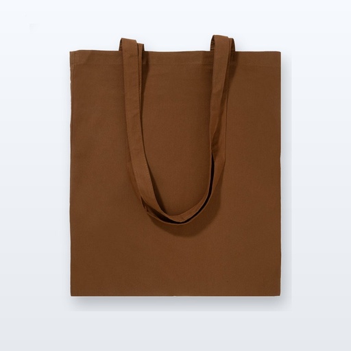[BL-103917] Shopper in cotone - marrone