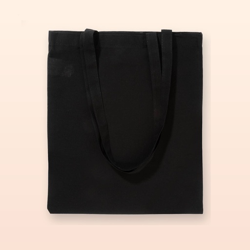 [BL-103918] Shopper in cotone - nero