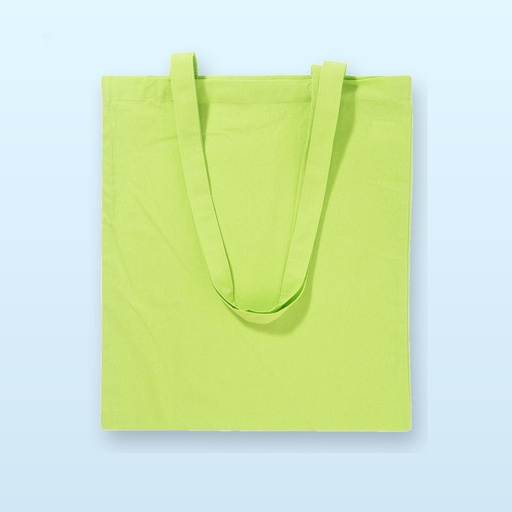 [BL-103921] Shopper in cotone - lime verde