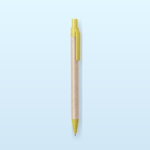 [BL-104334] penna a sfera - giallo - naturale
