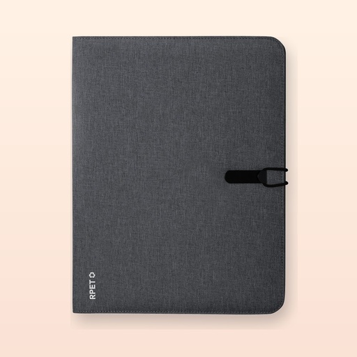 [BL-104352] cartella portadocumenti in RPET - nero