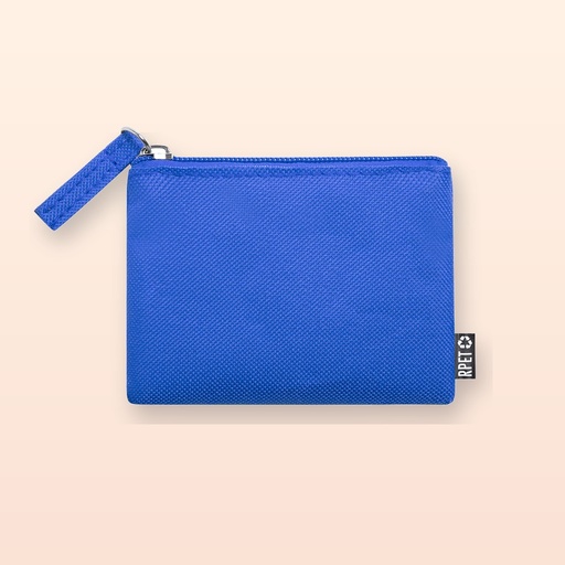[BL-104374] portamonete in RPET - blu