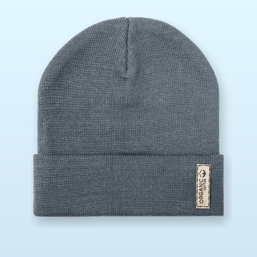 [BL-104518] Cappellino invernale in cotone organico - grigio
