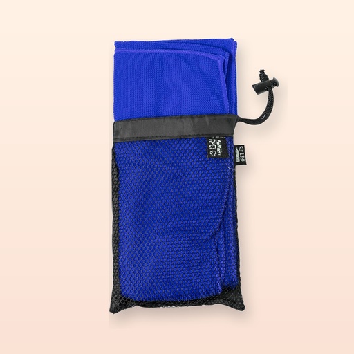 [BL-104571] asciugamano in RPET - blu