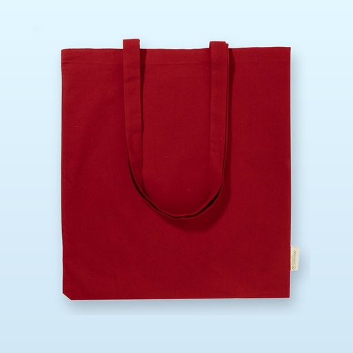 [BL-104636] Shopper in cotone - rosso