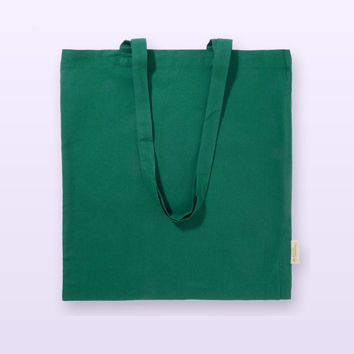 [BL-104640] Shopper in cotone - verde