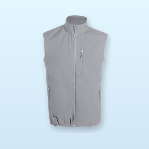 [BL-104713] Gilet softshell in RPET - grigio - XL