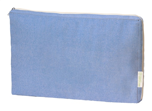 [BL-104760] custodia per computer portatile in cotone - blu
