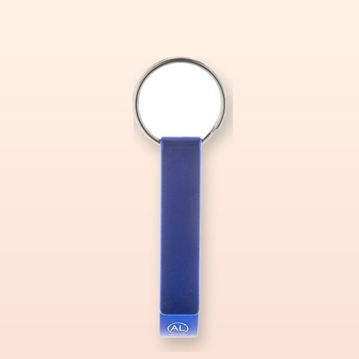 [BL-104772] Portachiavi con apribottiglie - blu