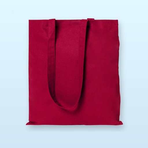 [BL-104847] Shopper in cotone - rosso