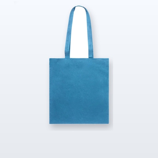[BL-104849] Shopper in cotone - azzurro