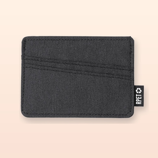 [BL-104867] Porta carte di credito in RPET - nero