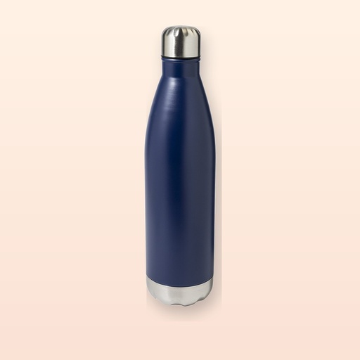 [BL-104901] borraccia termica con isolamento in rame - blu scuro