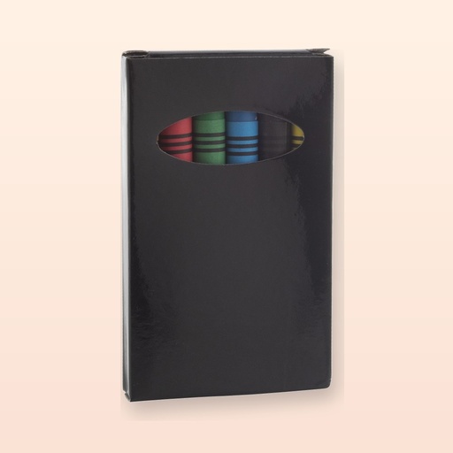 [BL-104990] set 6 pastelli - nero