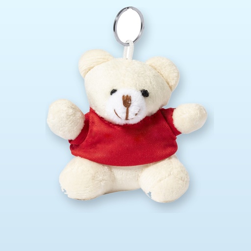 [BL-105006] orsetto peluche portachiavi - rosso