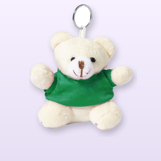 [BL-105008] orsetto peluche portachiavi - verde