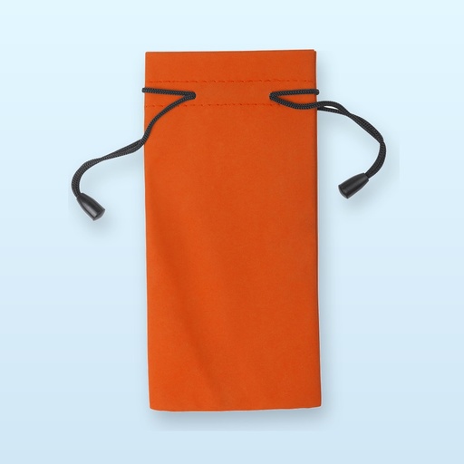 [BL-105010] custodia occhiali - arancione - nero