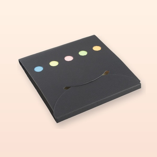[BL-105096] blocco fogli adesivi - nero