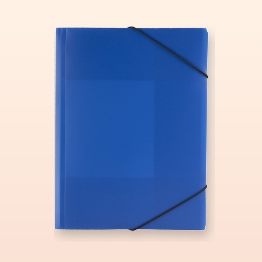 [BL-105154] cartella porta documenti in PP - blu