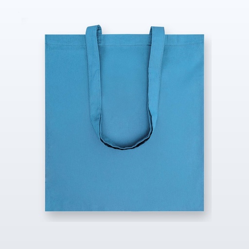 [BL-105169] Shopper in cotone - azzurro