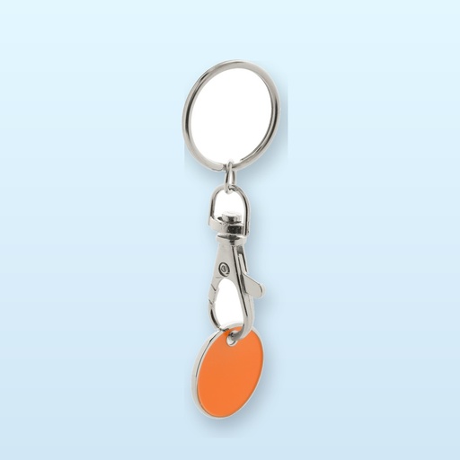 [BL-105187] portachiavi con gettone - arancione