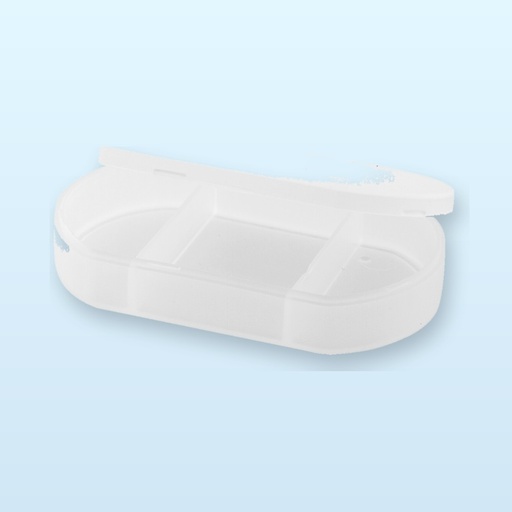 [BL-105212] portapillole - bianco ghiacciato