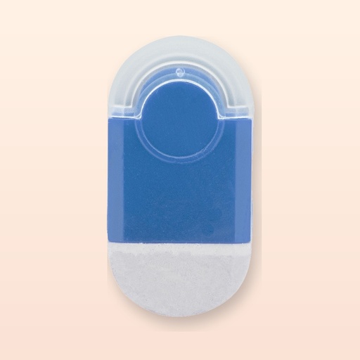 [BL-105228] gomma e tempera matite - blu - bianco