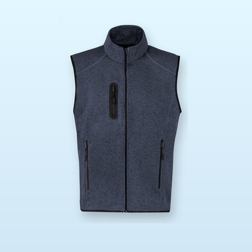 [BL-105260] gilet termico - grigio scuro - M